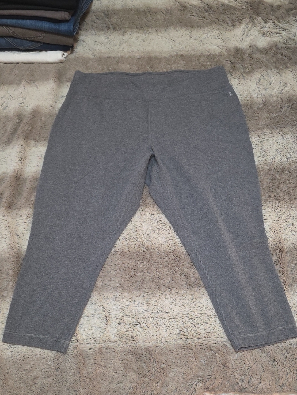 Gray Capri Leggings